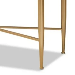 Galia Wood And Metal 1 Drawer Console Table White/Gold - Baxton Studio 16 Galia Wood And Metal 1 Drawer Console Table White/Gold - Baxton Studio -Home Furniture Shop-Baxton Studio GUEST 81ddf6b5 488e 421e a749 782c8644f018