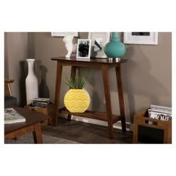 Sacramento Mid-century Modern Scandinavian Style Console Table - Dark Walnut - Baxton Studio 7 Sacramento Mid-century Modern Scandinavian Style Console Table - Dark Walnut - Baxton Studio -Home Furniture Shop-Baxton Studio GUEST 81e04687 1705 45ae a98b efa038f9f59a