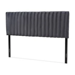 Emile Velvet Fabric Upholstered And Wood Headboard - Baxton Studio -Home Furniture Shop-Baxton Studio GUEST 84394d44 9f69 457b b4c0 7e8661b7d68f