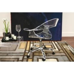 Elia Acrylic Swivel Chair Clear - Baxton Studio 7 Elia Acrylic Swivel Chair Clear - Baxton Studio -Home Furniture Shop-Baxton Studio GUEST 857937b1 ac7d 4808 b448 1b6ffc32a7b3