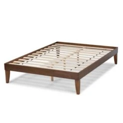Lucina Walnut Platform Bed Frame Brown - Baxton Studio 13 Lucina Walnut Platform Bed Frame Brown - Baxton Studio -Home Furniture Shop-Baxton Studio GUEST 86609f7a 0899 4552 a338 f96c6d957fbd