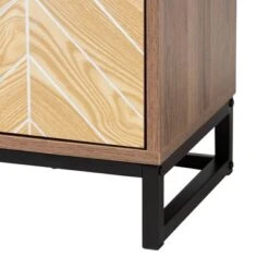 Josephine Two-Tone Wood And Metal 3 Door Sideboard Walnut Brown/White/Black - Baxton Studio 15 Josephine Two-Tone Wood And Metal 3 Door Sideboard Walnut Brown/White/Black - Baxton Studio -Home Furniture Shop-Baxton Studio GUEST 87a8fe9c 5405 4a24 870d 54e6eb60fbf5