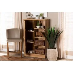 1 Door Eren Farmhouse Natural Wood Shoe Cabinet Brown - Baxton Studio 14 1 Door Eren Farmhouse Natural Wood Shoe Cabinet Brown - Baxton Studio -Home Furniture Shop-Baxton Studio GUEST 890a213c 7787 4ccf 9663 50092dabcaaf