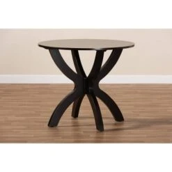 35" Tilde Wide Round Wood Dining Table - Baxton Studio -Home Furniture Shop-Baxton Studio GUEST 89d0b8bf 47fb 449f b9f3 33d09da11055