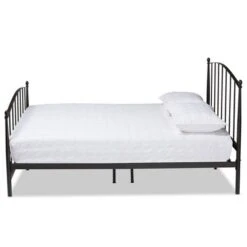 Queen Lana Metal Platform Bed Black - Baxton Studio