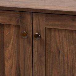 2 Door Nissa Wood Shoe Storage Cabinet Walnut Brown - Baxton Studio -Home Furniture Shop-Baxton Studio GUEST 8cbc88cc 2566 400d 9c72 d8ab47a29d20
