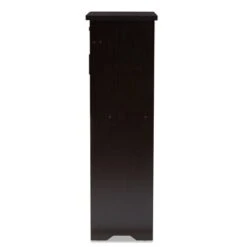 Bienna Modern And Contemporary Finished Shoe Cabinet Dark Brown - Baxton Studio 15 Bienna Modern And Contemporary Finished Shoe Cabinet Dark Brown - Baxton Studio -Home Furniture Shop-Baxton Studio GUEST 8f11de66 b9bc 4aea ac6b 1f33286b6f15
