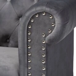 Emma Velvet Upholstered Button Tufted Chesterfield Sofa - Baxton Studio 16 Emma Velvet Upholstered Button Tufted Chesterfield Sofa - Baxton Studio -Home Furniture Shop-Baxton Studio GUEST 8fa7ccf2 a50d 45e5 b02e 3055e27f1eea