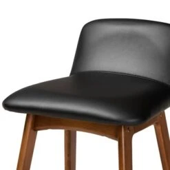 2pc Darrin Faux Leather And Wood Counter Height Barstools Black/Walnut/Brown - Baxton Studio 10 2pc Darrin Faux Leather And Wood Counter Height Barstools Black/Walnut/Brown - Baxton Studio -Home Furniture Shop-Baxton Studio GUEST 8fb41e6a 6800 4b31 95a0 7183a2879d33