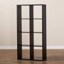 Janne 8 Cube Multipurpose Storage Shelf Dark Brown - Baxton Studio -Home Furniture Shop-Baxton Studio GUEST 8fd9d258 a7a4 49a9 b659 9d9d8e24a6a5