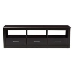 Ryleigh Modern And Contemporary Finished TV Stand For TVs Up To 60" Dark Brown - Baxton Studio 11 Ryleigh Modern And Contemporary Finished TV Stand For TVs Up To 60" Dark Brown - Baxton Studio -Home Furniture Shop-Baxton Studio GUEST 900f5442 4daf 47e4 9d0e 1e8a26770c66