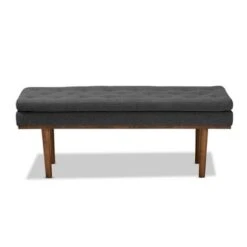 Arne Walnut Finished Bench - Baxton Studio