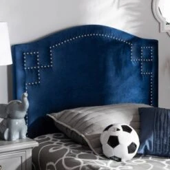 Twin Aubrey Velvet Headboard Blue - Baxton Studio 8 Twin Aubrey Velvet Headboard Blue - Baxton Studio -Home Furniture Shop-Baxton Studio GUEST 90f51a28 dda2 4c01 8e9b 427a28b60be9