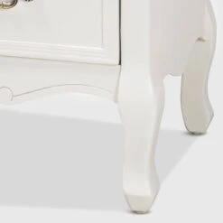 Amalie 4 Drawer Accent Dresser White/Oak - Baxton Studio -Home Furniture Shop-Baxton Studio GUEST 918839df 0b84 4016 a885 fab4a5dc598b