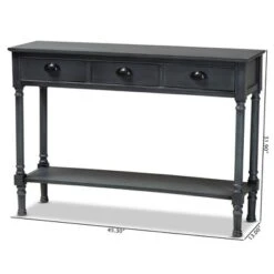 Garvey Wood 3 Drawer Entryway Console Table - Baxton Studio 19 Garvey Wood 3 Drawer Entryway Console Table - Baxton Studio -Home Furniture Shop-Baxton Studio GUEST 91f49f07 c651 434d a4f3 813309534f2b