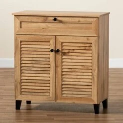 Coolidge Wood 1 Drawer Storage Cabinet Oak Brown - Baxton Studio 21 Coolidge Wood 1 Drawer Storage Cabinet Oak Brown - Baxton Studio -Home Furniture Shop-Baxton Studio GUEST 920b2e7c 687f 487a 88da 164a516d4cdf