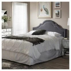 Rita Modern And Contemporary Fabric Upholstered Headboard - Baxton Studio 7 Rita Modern And Contemporary Fabric Upholstered Headboard - Baxton Studio -Home Furniture Shop-Baxton Studio GUEST 92230237 6345 4736 95eb 3fed799e4d17