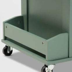 Dorthy Two-Tone Wood Kitchen Cart Green/Natural - Baxton Studio -Home Furniture Shop-Baxton Studio GUEST 956ec138 1760 4f29 9e74 2a1fa43eaf69