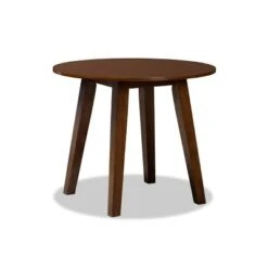 35" Ela Wide Round Wood Dining Table - Baxton Studio -Home Furniture Shop-Baxton Studio GUEST 95c7374d 1cbb 4035 9bf9 ca4279592182