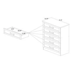 Colburn Wood 5 Drawer Tallboy Storage Chest Oak Brown - Baxton Studio 15 Colburn Wood 5 Drawer Tallboy Storage Chest Oak Brown - Baxton Studio -Home Furniture Shop-Baxton Studio GUEST 962413b8 4b5e 4650 a357 1c0786225007