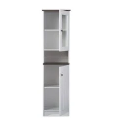 Lauren TwoTone And Buffet And Hutch Kitchen Cabinet White/Dark Brown - Baxton Studio 7 Lauren TwoTone And Buffet And Hutch Kitchen Cabinet White/Dark Brown - Baxton Studio -Home Furniture Shop-Baxton Studio GUEST 975bc20e 2242 4049 8f2d c14a10630011
