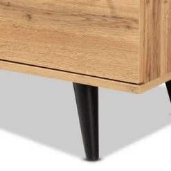 Radley Wood 3 Drawer Sideboard Buffet Oak Brown/Black - Baxton Studio 10 Radley Wood 3 Drawer Sideboard Buffet Oak Brown/Black - Baxton Studio -Home Furniture Shop-Baxton Studio GUEST 97667f8c cc96 44b1 8232 12e121830bfc