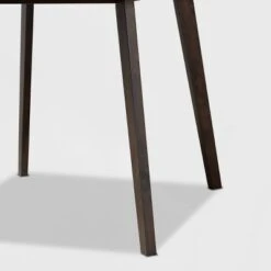 5pc Britte Fabric Upholstered Wood Dining Set - Baxton Studio -Home Furniture Shop-Baxton Studio GUEST 97ce016b 5350 40d4 b948 15a8263d74af