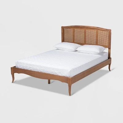 Marieke Wood Platform Bed Ash Walnut - Baxton Studio 12 Marieke Wood Platform Bed Ash Walnut - Baxton Studio - Image 10