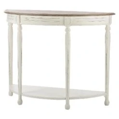 Vologne Traditional Wood French Console Table White - Baxton Studio