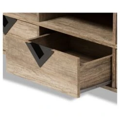 Wales Modern And Contemporary TV Stand For TVs Up To 55" Light Brown - Baxton Studio 8 Wales Modern And Contemporary TV Stand For TVs Up To 55" Light Brown - Baxton Studio -Home Furniture Shop-Baxton Studio GUEST 998a6352 e214 47fd 8146 790ed35f60e9