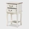 Amalie 2 Drawer Wood Nightstand White/Oak - Baxton Studio 1 Amalie 2 Drawer Wood Nightstand White/Oak - Baxton Studio -Home Furniture Shop-Baxton Studio GUEST 9999f328 195c 43f7 9afc 9a4e8922d6d5