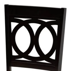 7pc Lenoir Upholstered Wood Dining Set Sand Brown/Espresso - Baxton Studio -Home Furniture Shop-Baxton Studio GUEST 9afa6dd9 43a2 456c 90ec 01a4e53d18ec