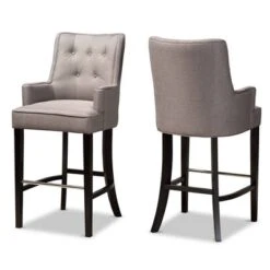 2pc Aldon Upholstered And Wood Bar Stool Set - Baxton Studio 19 2pc Aldon Upholstered And Wood Bar Stool Set - Baxton Studio -Home Furniture Shop-Baxton Studio GUEST 9d0aca57 86a7 4af1 b237 88c99d695c06