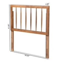 Valin Wood Headboard Walnut - Baxton Studio -Home Furniture Shop-Baxton Studio GUEST 9d19fc06 592f 4671 b4ac d07ffeff753c