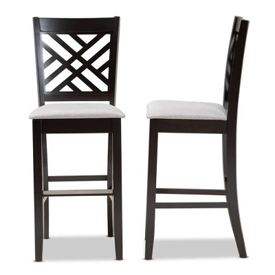 Set Of 2 Jason Barstool - Baxton Studio 4 Set Of 2 Jason Barstool - Baxton Studio - Image 2