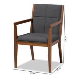 Set Of 2 Theresa Fabric Upholstered Wood Living Room Accent Chair - Baxton Studio 19 Set Of 2 Theresa Fabric Upholstered Wood Living Room Accent Chair - Baxton Studio -Home Furniture Shop-Baxton Studio GUEST 9e877d9f bc4c 45bc 8ab8 41d38bdce56b