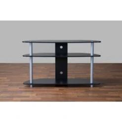 Orbit And Silver TV Stand For TVs Up To 40" Black/Silver - Baxton Studio 7 Orbit And Silver TV Stand For TVs Up To 40" Black/Silver - Baxton Studio -Home Furniture Shop-Baxton Studio GUEST 9fe0ac21 f503 4f2b 9587 8f49d6212c95