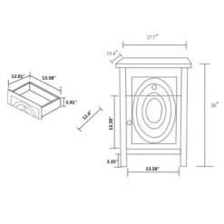 Lambert Wood 1 Drawer Nightstand White - Baxton Studio 18 Lambert Wood 1 Drawer Nightstand White - Baxton Studio -Home Furniture Shop-Baxton Studio GUEST a259823d 1e16 4d1c b2b5 ea6477637cf9