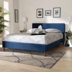 Frida Platform Bed - Baxton Studio 15 Frida Platform Bed - Baxton Studio -Home Furniture Shop-Baxton Studio GUEST a3c51978 abf9 4dcd b0c1 b41099078743