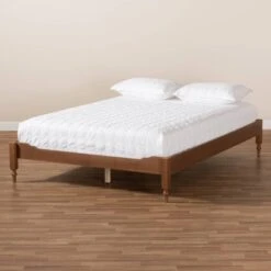 Laure French Bohemian Wood Platform Bed Frame - Baxton Studio -Home Furniture Shop-Baxton Studio GUEST a3fea4dc 6e6d 49b6 af1d 93c45937ac34