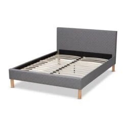 King Aneta Platform Bed Gray - Baxton Studio -Home Furniture Shop-Baxton Studio GUEST a4631792 8fad 4191 b427 07d0c7cd80e7