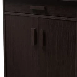 Bienna Modern And Contemporary Finished Shoe Cabinet Dark Brown - Baxton Studio 18 Bienna Modern And Contemporary Finished Shoe Cabinet Dark Brown - Baxton Studio -Home Furniture Shop-Baxton Studio GUEST a55f1c19 9526 4351 baa1 175b825d0bba