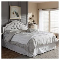 Cora Modern And Contemporary Fabric Upholstered Headboard - Baxton Studio -Home Furniture Shop-Baxton Studio GUEST a5aeffc5 579a 4449 86c4 c75f92550124