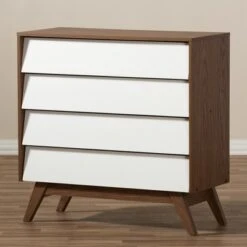 Hildon Mid-Century Modern Wood 4 Drawer Storage Chest Brown - Baxton Studio 12 Hildon Mid-Century Modern Wood 4 Drawer Storage Chest Brown - Baxton Studio -Home Furniture Shop-Baxton Studio GUEST a6c60f7e 679a 4591 921f ceca60157623