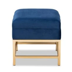 Aliana Fabric And Metal Ottoman Navy Blue/Gold - Baxton Studio 12 Aliana Fabric And Metal Ottoman Navy Blue/Gold - Baxton Studio -Home Furniture Shop-Baxton Studio GUEST a6d4ac50 737b 4309 aa1e 13816a3ce39b