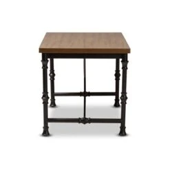 Baxton Studio Verdin Wood Finished Criss Cross Desk Bronze - BaxtonStudio 14 Baxton Studio Verdin Wood Finished Criss Cross Desk Bronze - BaxtonStudio -Home Furniture Shop-Baxton Studio GUEST a74e9333 0de2 4e04 b52f 16617706834f