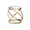 Desma Glam With Luxe Metal And Mirrored Glass End Table Gold - Baxton Studio 2 Desma Glam With Luxe Metal And Mirrored Glass End Table Gold - Baxton Studio -Home Furniture Shop-Baxton Studio GUEST a778a524 d7e2 4c5c 84b6 3431b27fddd1