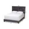 Candace Velvet Upholstered Bed - Baxton Studio -Home Furniture Shop-Baxton Studio GUEST a7f435d6 1b43 4ad2 aeb0 4817b4cd5c38