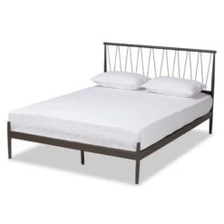 Samir Metal Platform Bed Black - Baxton Studio 15 Samir Metal Platform Bed Black - Baxton Studio -Home Furniture Shop-Baxton Studio GUEST a98256e9 5652 464b afb6 d5a84270fdc4