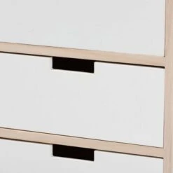 Halian Two-Tone Wood 3 Drawer Nightstand White/Light Brown - Baxton Studio -Home Furniture Shop-Baxton Studio GUEST a9bf1a42 a5ed 4dc7 9b29 c14beeef8c2f